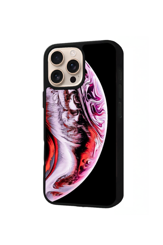 iPhone 15 Pro Max Uyumlu Ay Tasarımlı Glossy Premium Kılıf