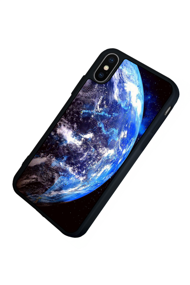 iPhone XS Max Uyumlu Ay Tasarımlı Glossy Premium Kılıf