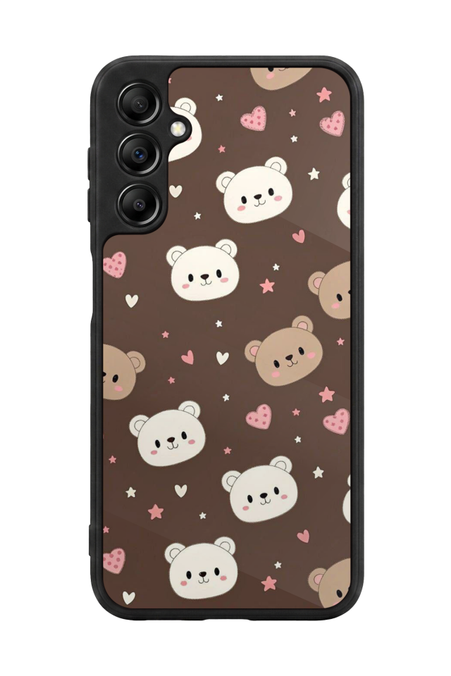 Samsung Galaxy A14 Uyumlu Ayı Tasarımlı Glossy Premium Kılıf