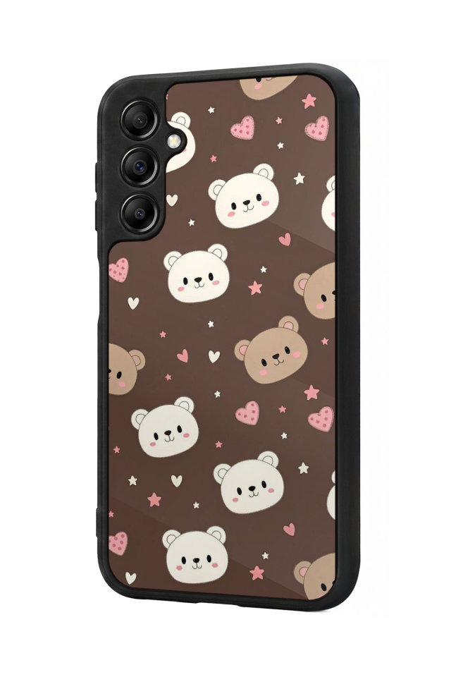 Samsung Galaxy A14 Uyumlu Ayı Tasarımlı Glossy Premium Kılıf