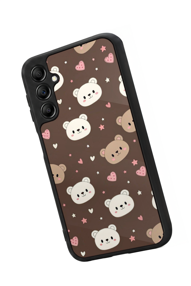 Samsung Galaxy A14 Uyumlu Ayı Tasarımlı Glossy Premium Kılıf