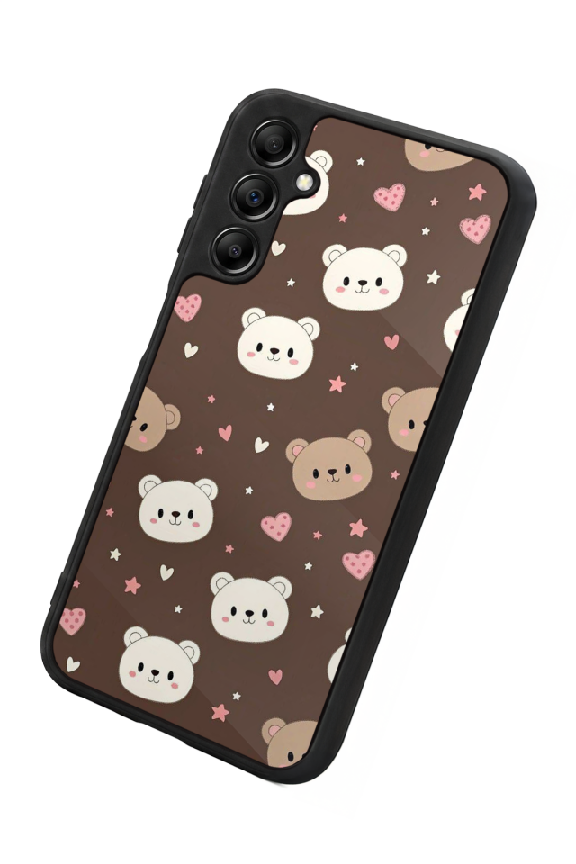 Samsung Galaxy A14 Uyumlu Ayı Tasarımlı Glossy Premium Kılıf