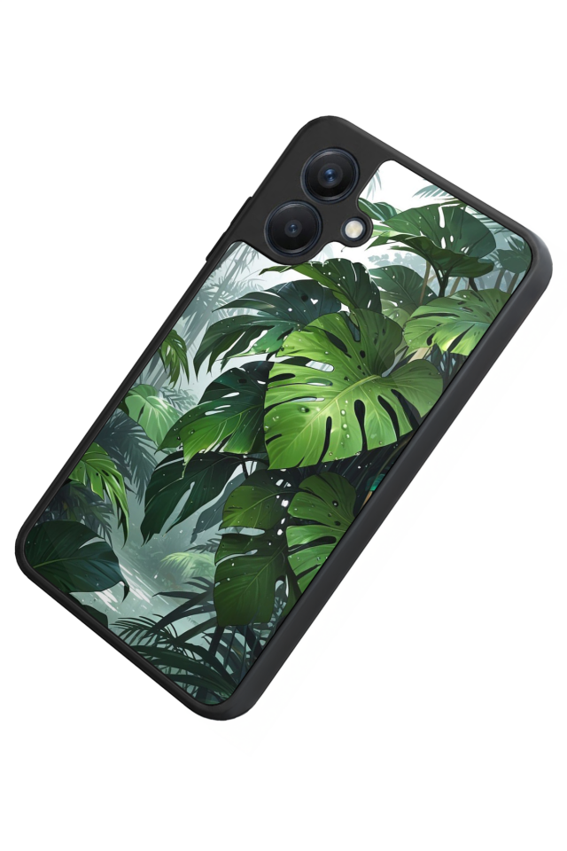 Samsung Galaxy A07 Uyumlu Botanik Tasarımlı Glossy Premium Kılıf