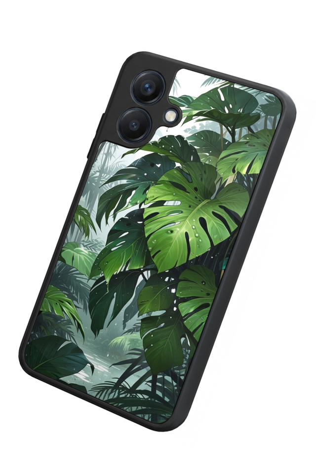 Samsung Galaxy A07 Uyumlu Botanik Tasarımlı Glossy Premium Kılıf