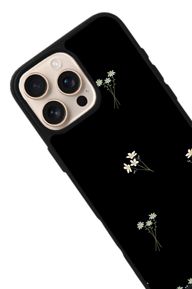 iPhone 14 Pro Max Uyumlu Cicek Tasarımlı Glossy Premium Kılıf