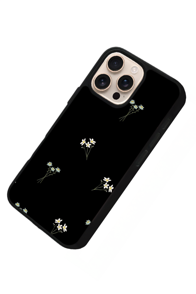 iPhone 14 Pro Max Uyumlu Cicek Tasarımlı Glossy Premium Kılıf