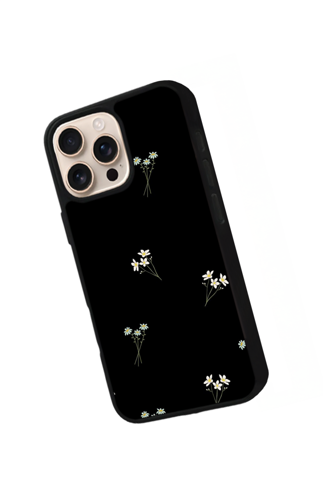 iPhone 14 Pro Max Uyumlu Cicek Tasarımlı Glossy Premium Kılıf