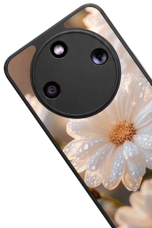 Honor Magic 8 Lite Uyumlu Cicek Tasarımlı Glossy Premium Kılıf