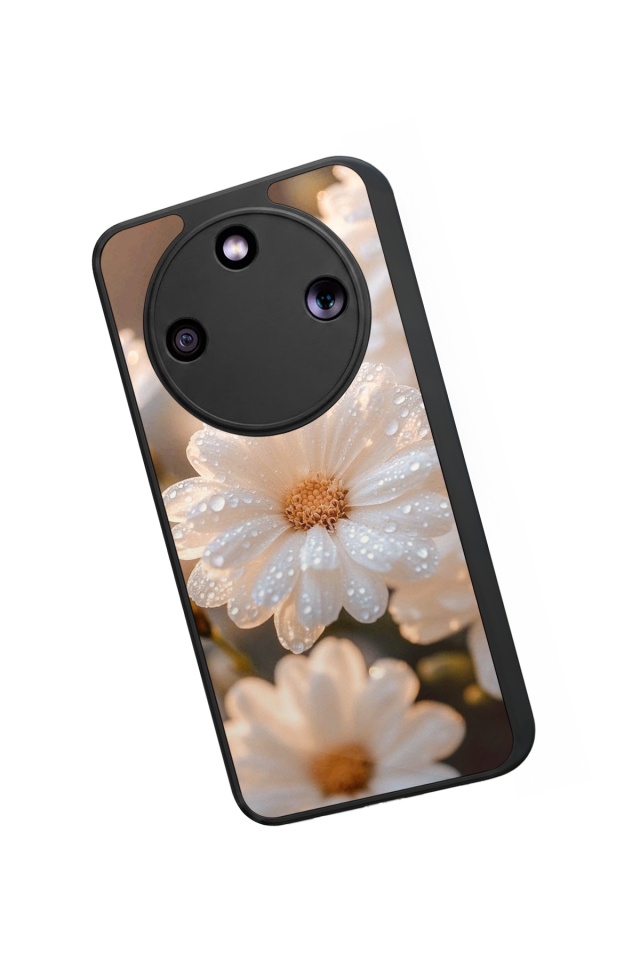 Honor Magic 8 Lite Uyumlu Cicek Tasarımlı Glossy Premium Kılıf
