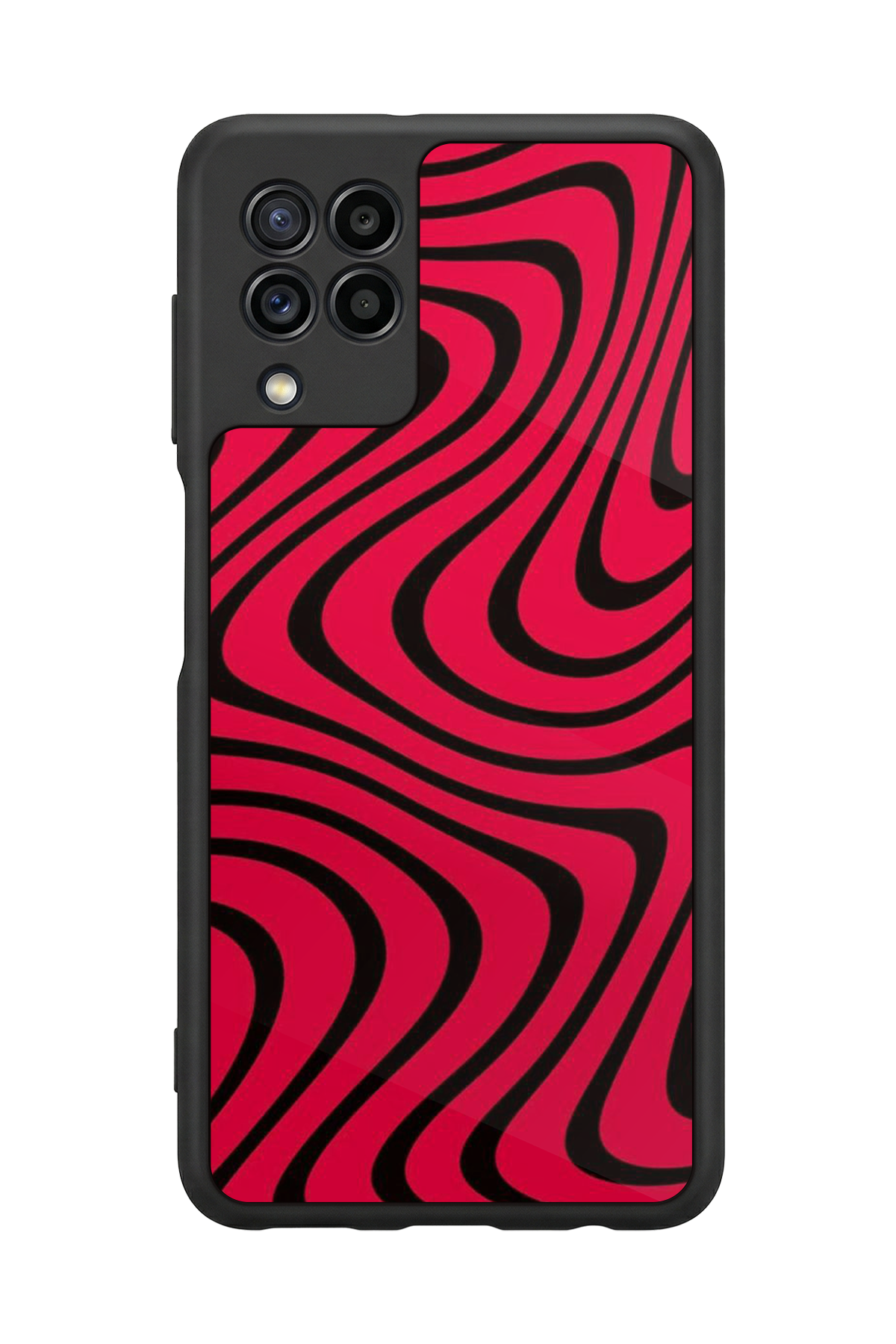 Samsung Galaxy M32 Uyumlu Çizgi Sanatı Tasarımlı Glossy Premium Kılıf