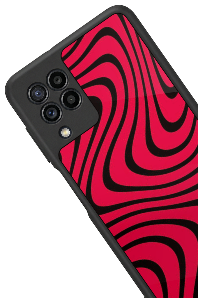 Samsung Galaxy M32 Uyumlu Çizgi Sanatı Tasarımlı Glossy Premium Kılıf