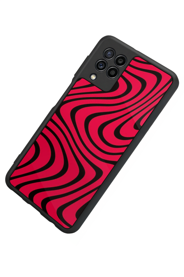 Samsung Galaxy M32 Uyumlu Çizgi Sanatı Tasarımlı Glossy Premium Kılıf