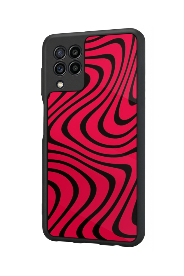 Samsung Galaxy M32 Uyumlu Çizgi Sanatı Tasarımlı Glossy Premium Kılıf