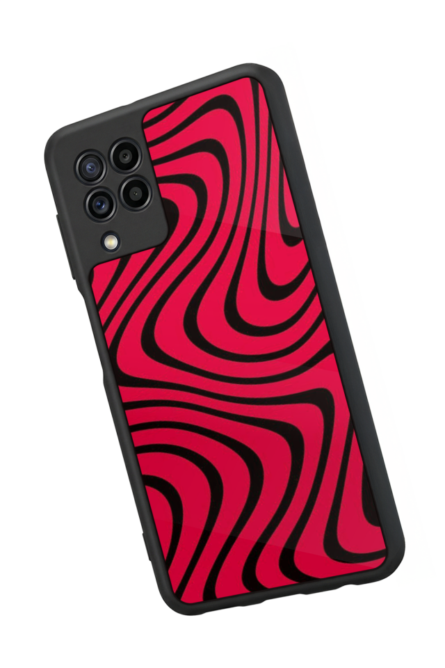 Samsung Galaxy M32 Uyumlu Çizgi Sanatı Tasarımlı Glossy Premium Kılıf