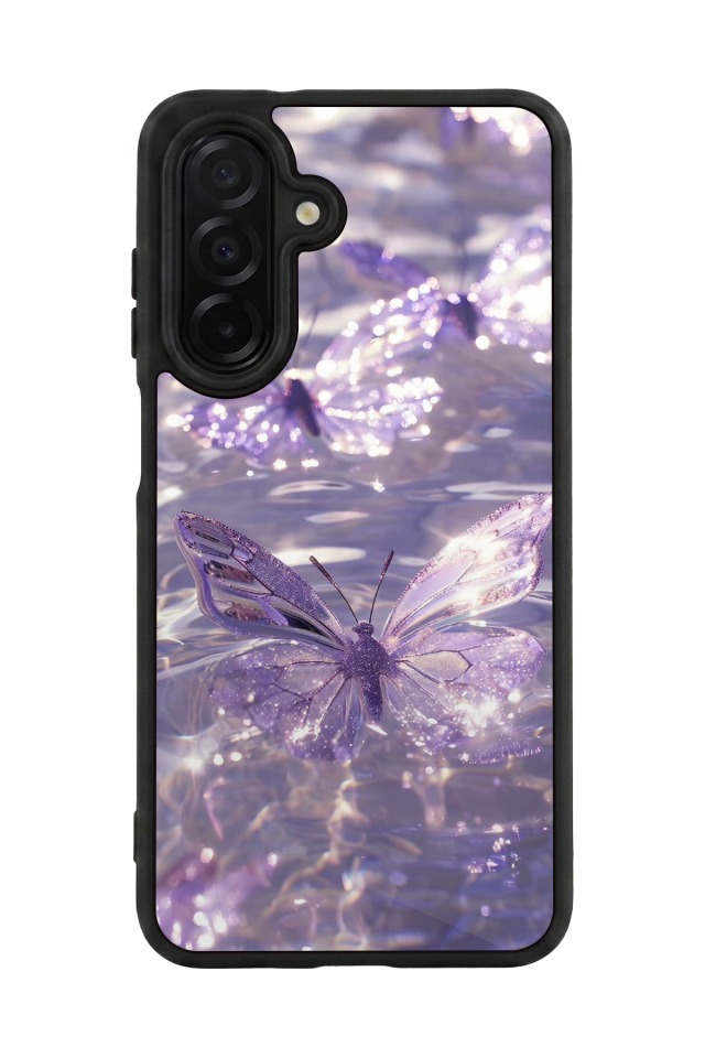 Samsung Galaxy A56 Uyumlu Kelebek Tasarımlı Glossy Premium Kılıf