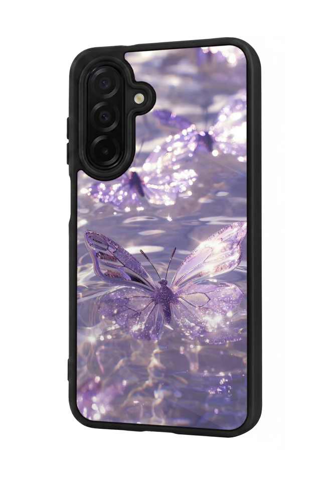 Samsung Galaxy A56 Uyumlu Kelebek Tasarımlı Glossy Premium Kılıf