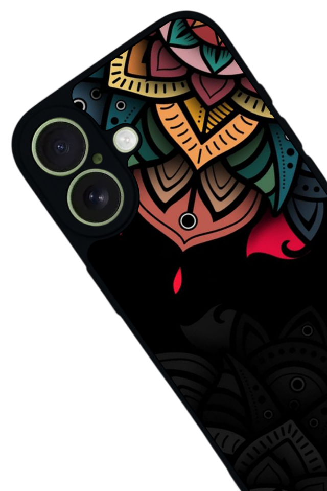 iPhone 17 Uyumlu Mandala Tasarımlı Glossy Premium Kılıf