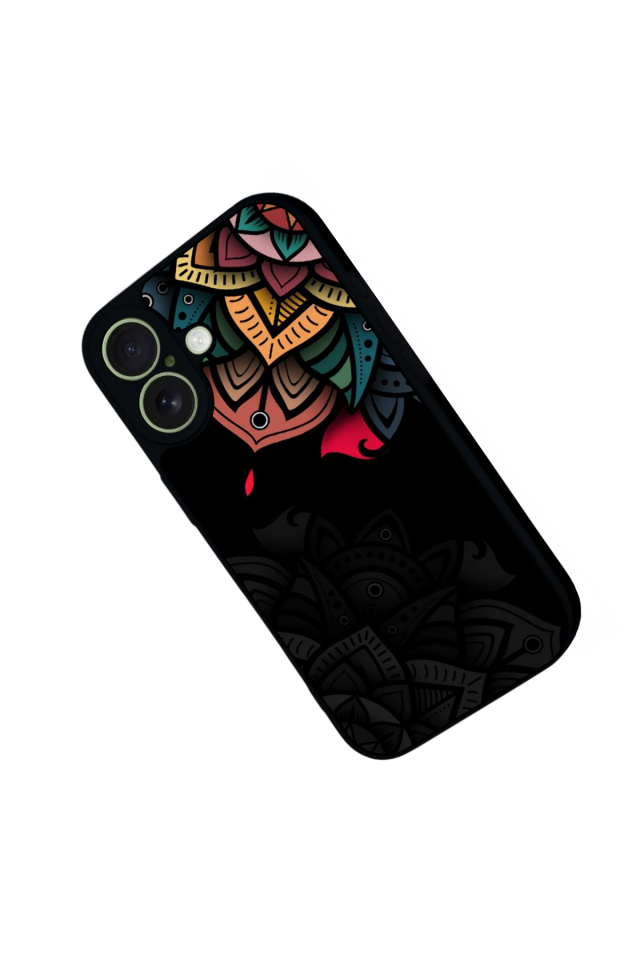 iPhone 17 Uyumlu Mandala Tasarımlı Glossy Premium Kılıf