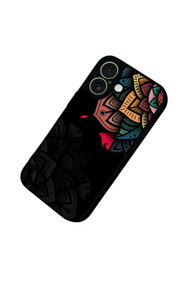 iPhone 17 Uyumlu Mandala Tasarımlı Glossy Premium Kılıf