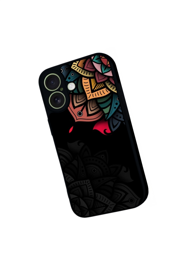 iPhone 17 Uyumlu Mandala Tasarımlı Glossy Premium Kılıf