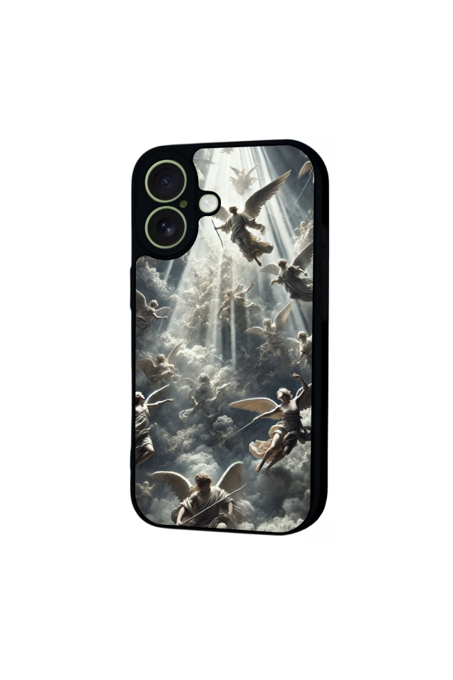 iPhone 17 Uyumlu Melek Tasarımlı Glossy Premium Kılıf