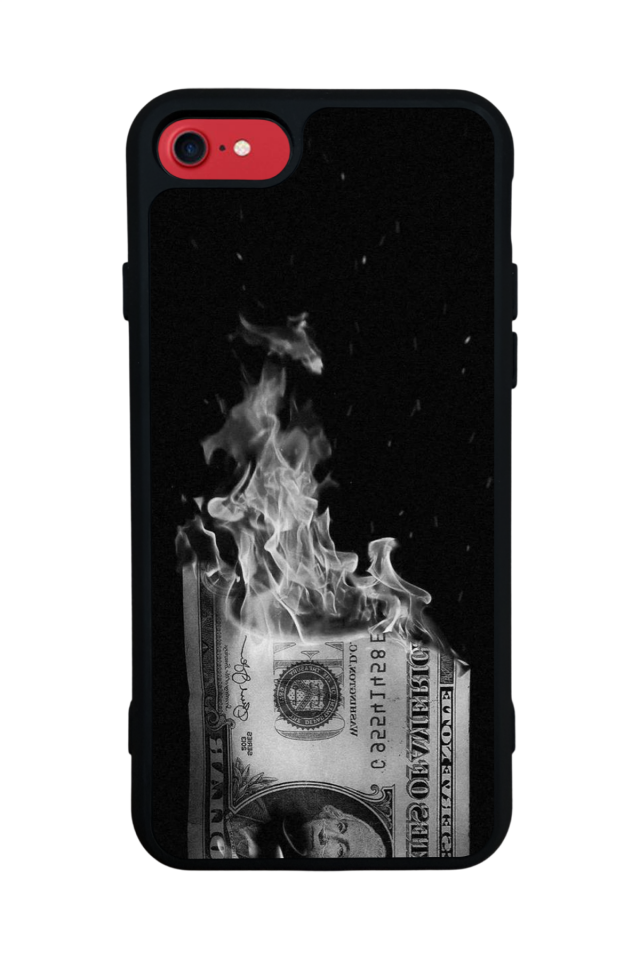 iPhone SE Uyumlu Para Tasarımlı Glossy Premium Kılıf