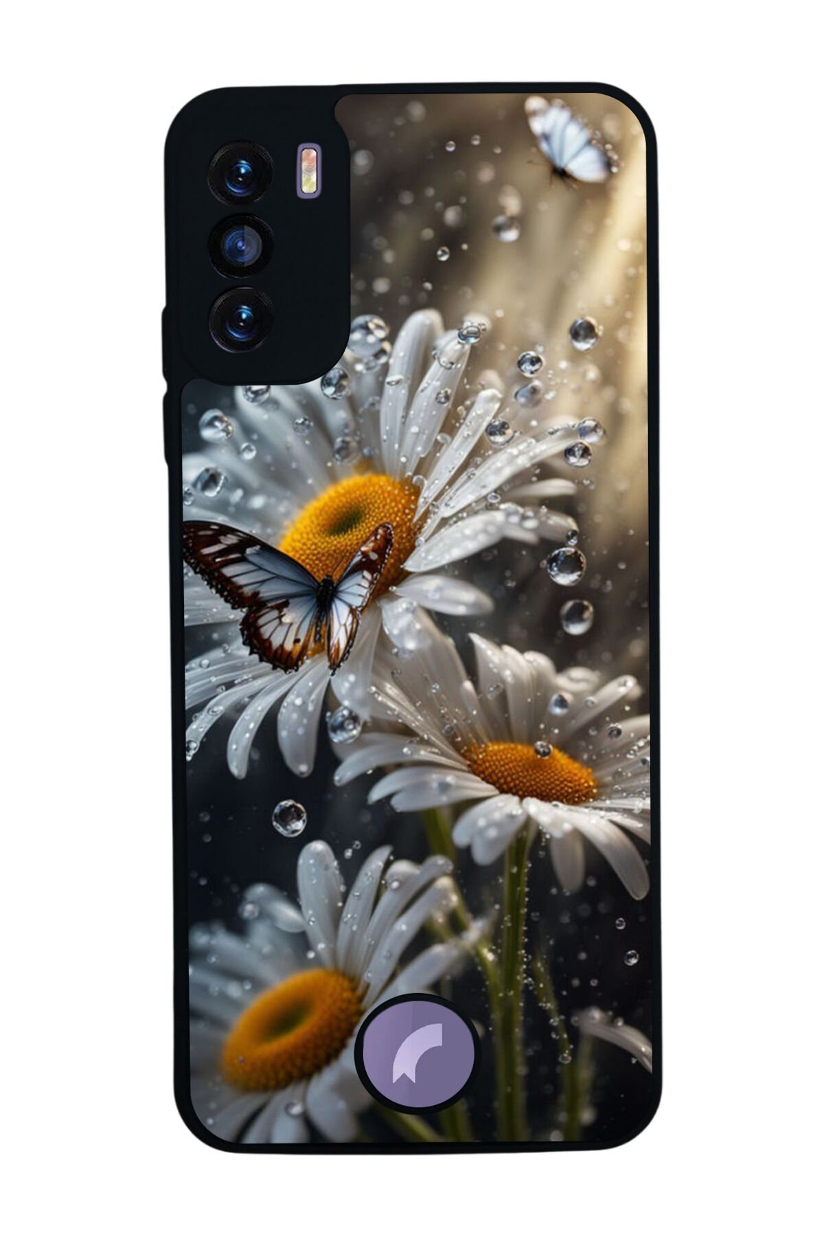 Reeder S19 Max Pro S Uyumlu Cicek Tasarımlı Glossy Premium Kılıf