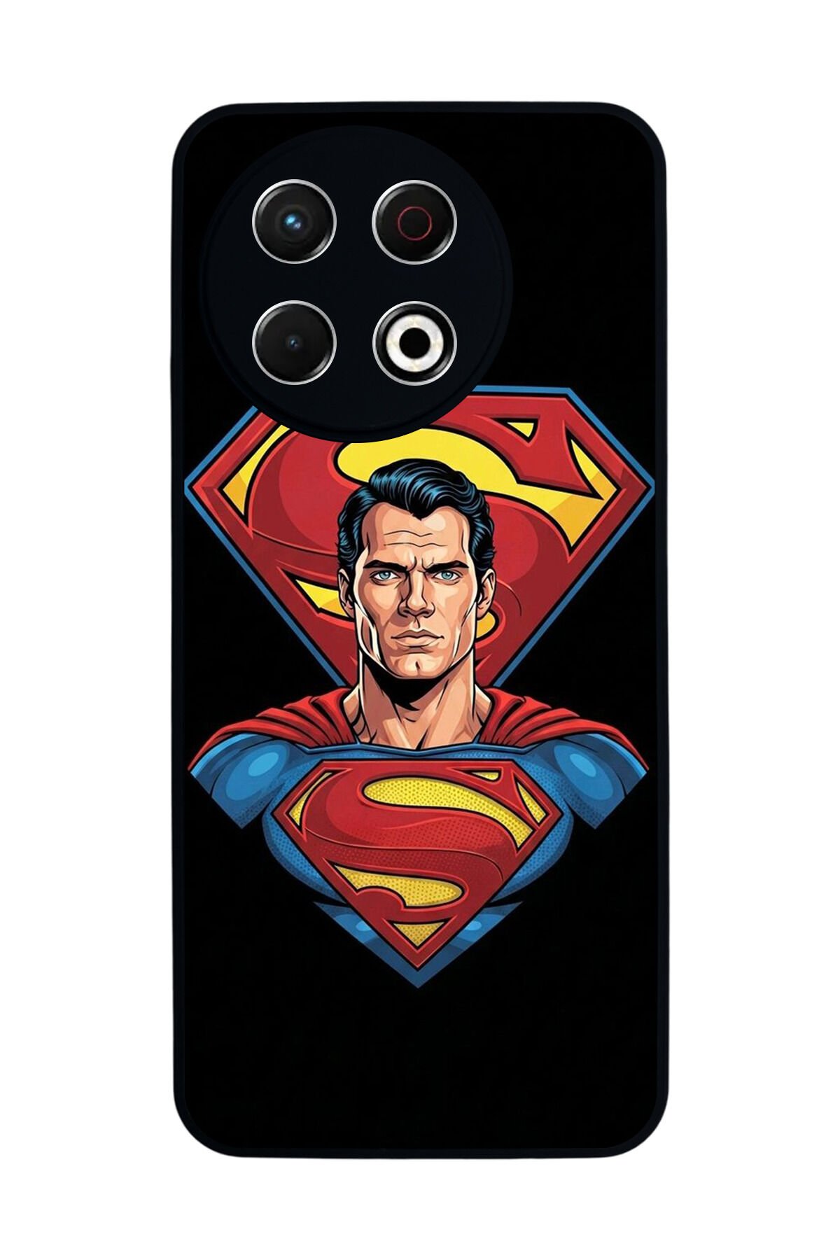 Tecno Spark 30 Pro Uyumlu Superman Tasarımlı Glossy Premium Kılıf