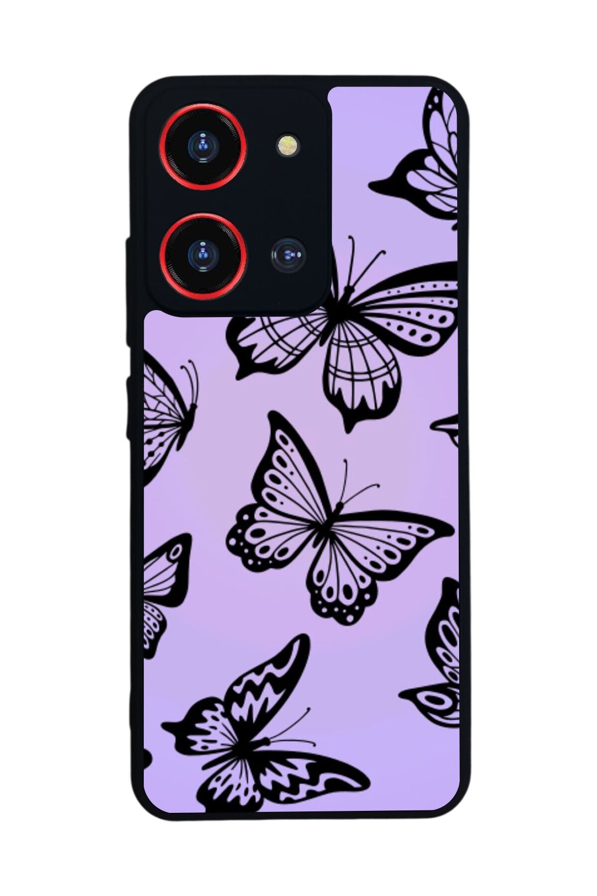 Reeder S19 Max Pro S ZOOM Uyumlu Kelebek Tasarımlı Glossy Premium Kılıf