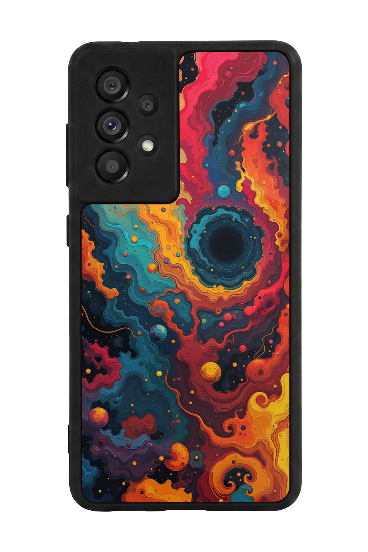 Samsung Galaxy A73 Uyumlu Abstract Tasarımlı Glossy Premium Kılıf