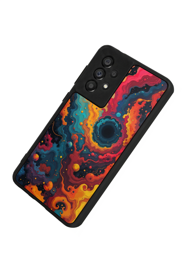 Samsung Galaxy A73 Uyumlu Abstract Tasarımlı Glossy Premium Kılıf