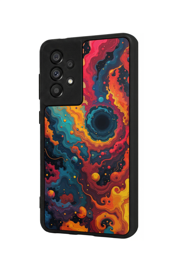 Samsung Galaxy A73 Uyumlu Abstract Tasarımlı Glossy Premium Kılıf