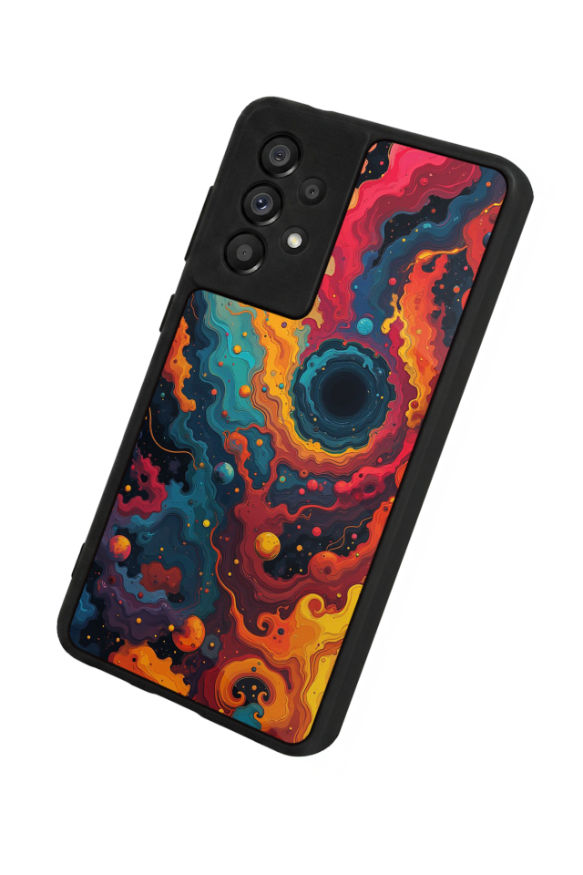 Samsung Galaxy A73 Uyumlu Abstract Tasarımlı Glossy Premium Kılıf
