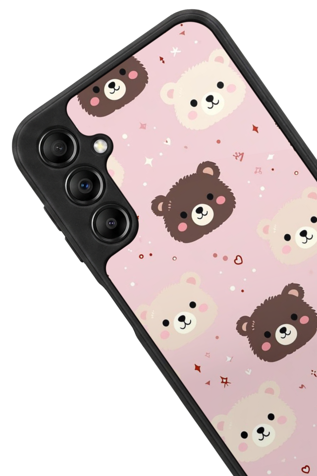 Samsung Galaxy A14 Uyumlu Ayı Tasarımlı Glossy Premium Kılıf