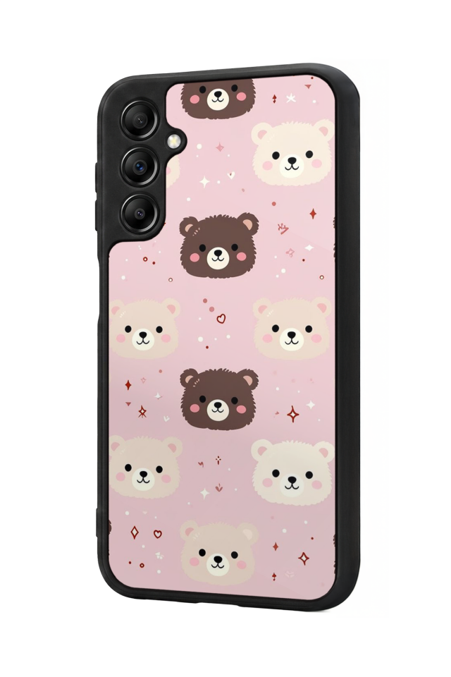 Samsung Galaxy A14 Uyumlu Ayı Tasarımlı Glossy Premium Kılıf