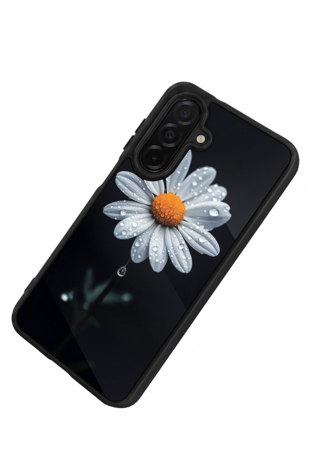 Samsung Galaxy A36 Uyumlu Cicek Tasarımlı Glossy Premium Kılıf