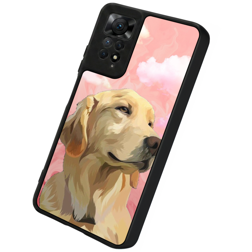 Xiaomi Redmi Note 11 Pro Uyumlu Golden Kopek Tasarımlı Glossy Premium Kılıf