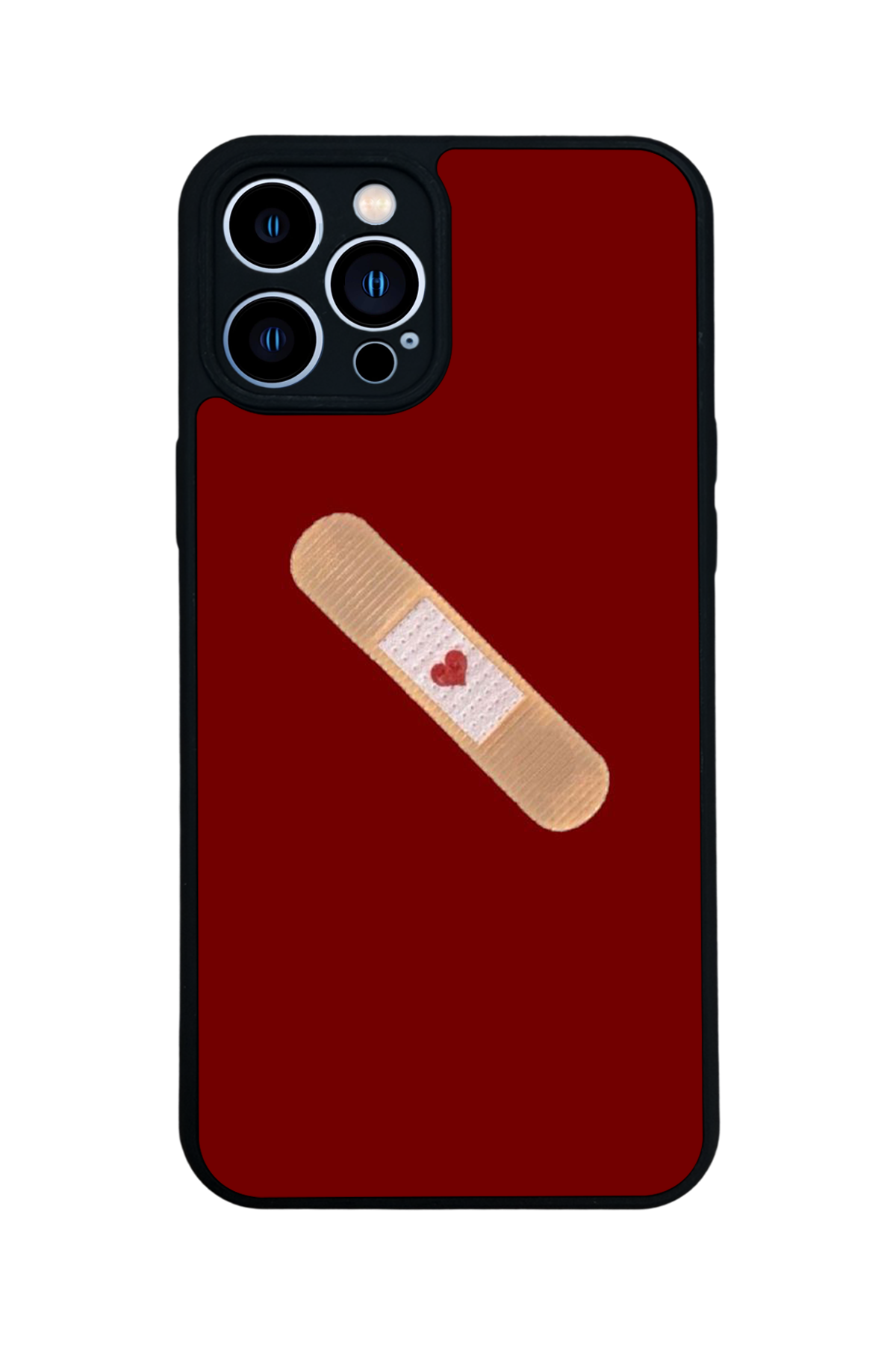 iPhone 12 Pro Max Uyumlu Kalp Love Tasarımlı Glossy Premium Kılıf