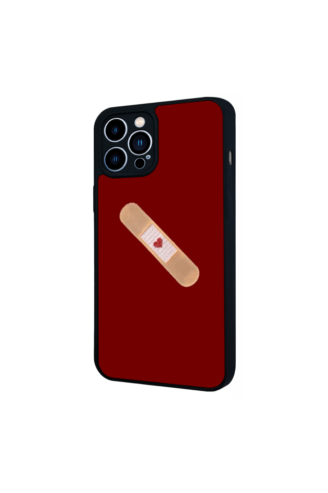 iPhone 12 Pro Max Uyumlu Kalp Love Tasarımlı Glossy Premium Kılıf