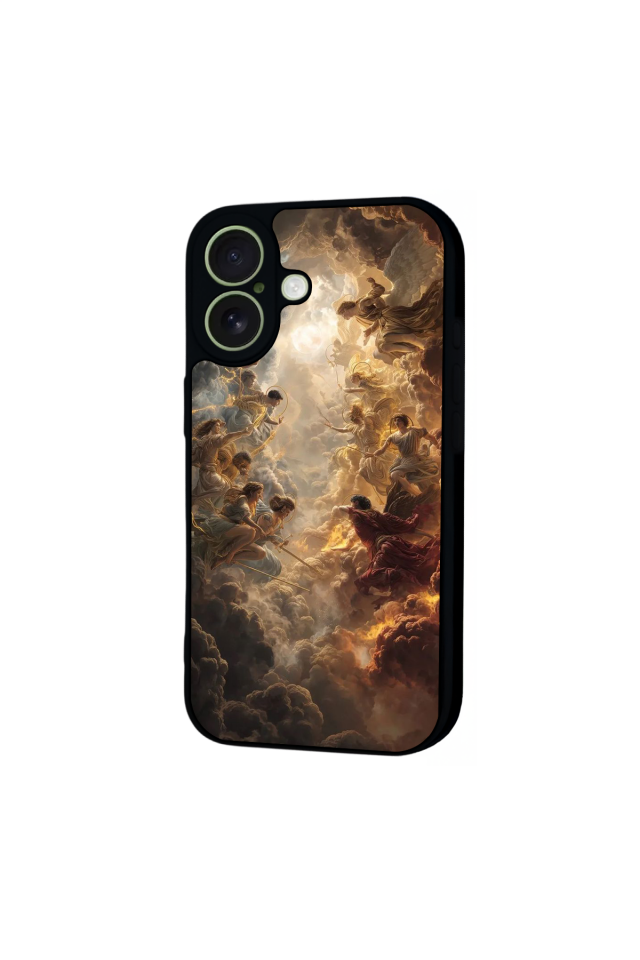 iPhone 17 Uyumlu Melek Tasarımlı Glossy Premium Kılıf