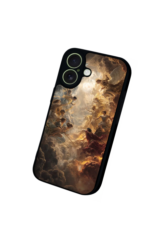 iPhone 17 Uyumlu Melek Tasarımlı Glossy Premium Kılıf