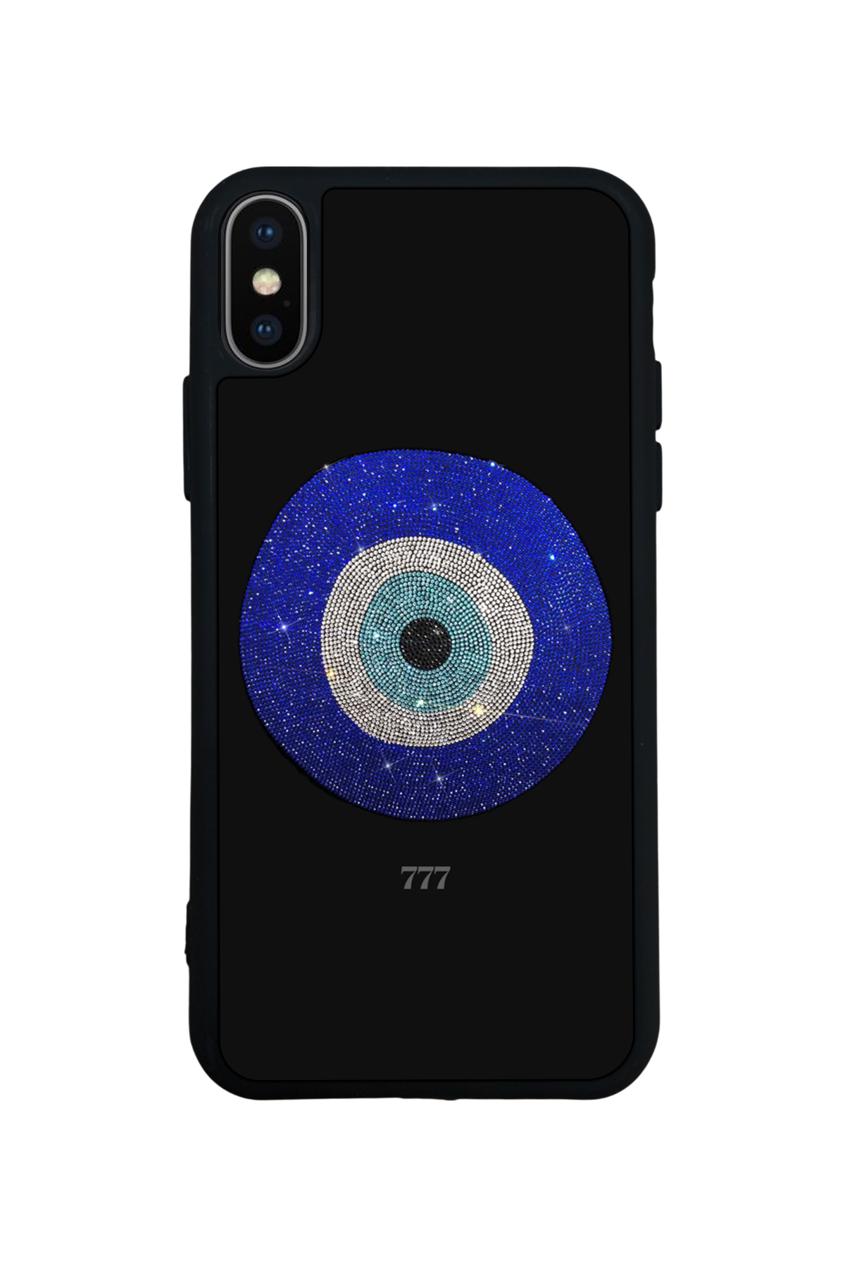 iPhone X/ XS Uyumlu Nazar Tasarımlı Glossy Premium Kılıf