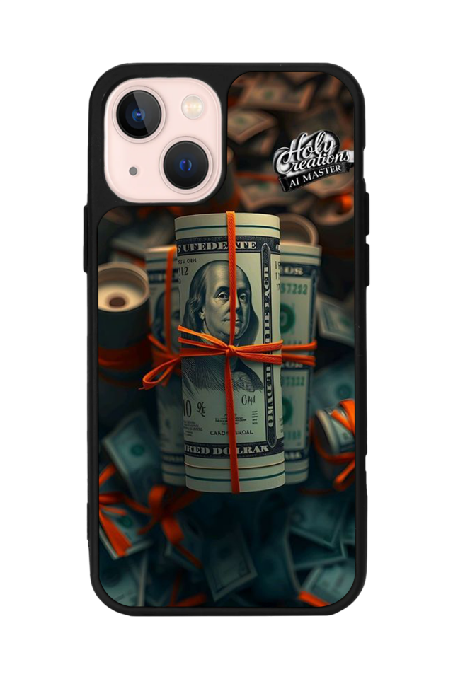 iPhone 15 Uyumlu Para Tasarımlı Glossy Premium Kılıf