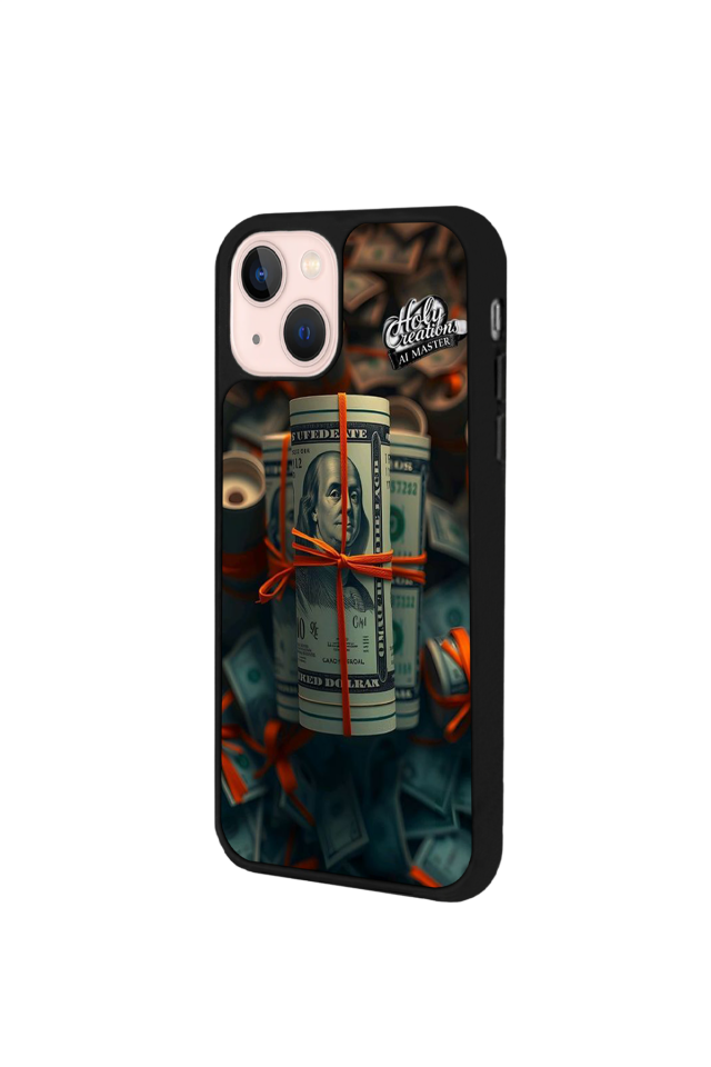 iPhone 15 Uyumlu Para Tasarımlı Glossy Premium Kılıf