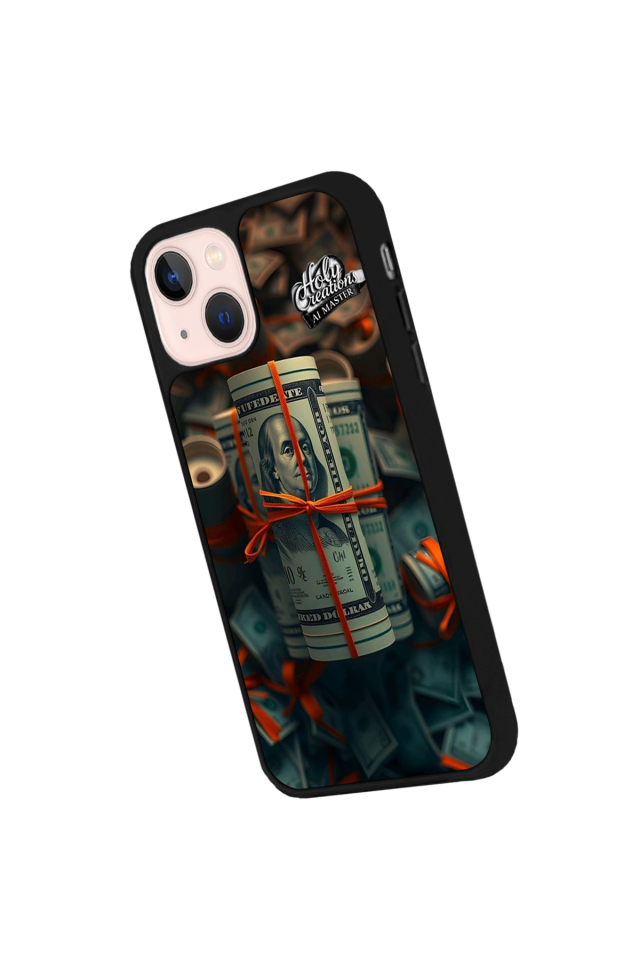 iPhone 15 Uyumlu Para Tasarımlı Glossy Premium Kılıf
