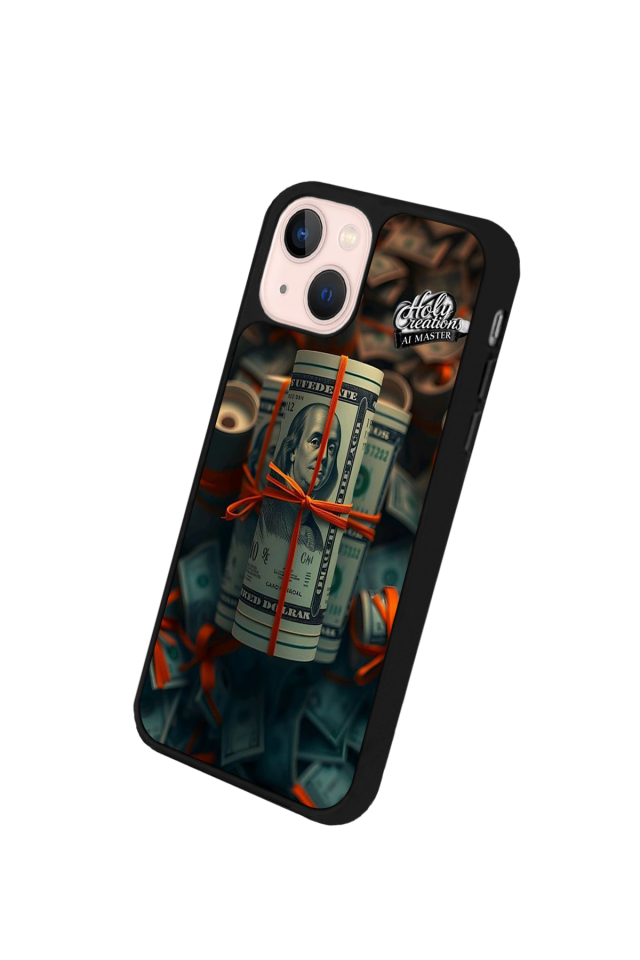 iPhone 15 Uyumlu Para Tasarımlı Glossy Premium Kılıf