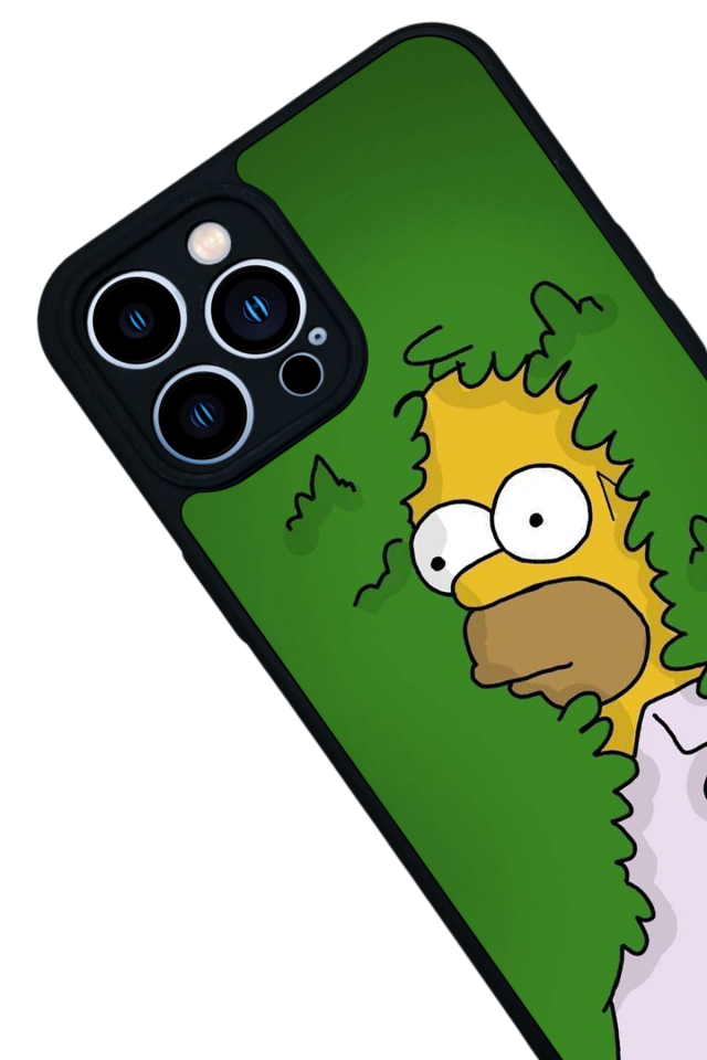 iPhone 13 Pro Max Uyumlu The Simpsons Tasarımlı Glossy Premium Kılıf