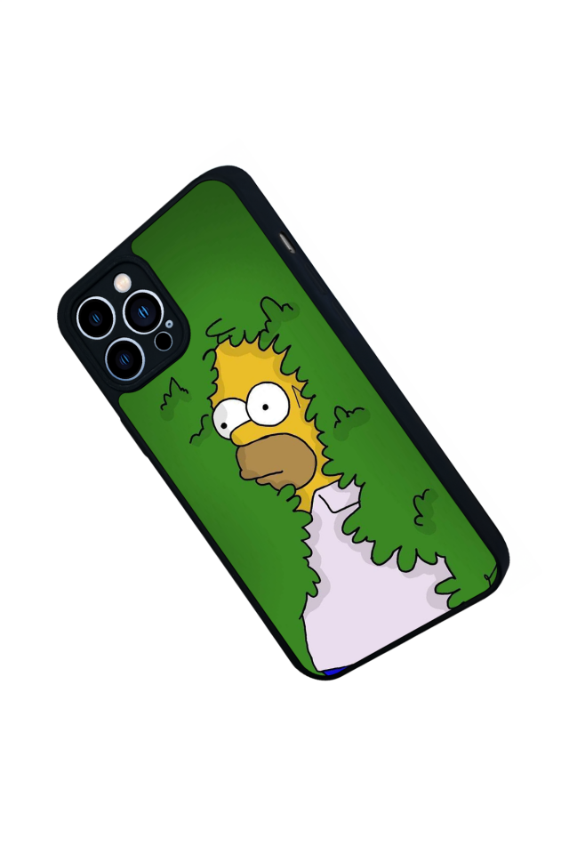 iPhone 13 Pro Max Uyumlu The Simpsons Tasarımlı Glossy Premium Kılıf