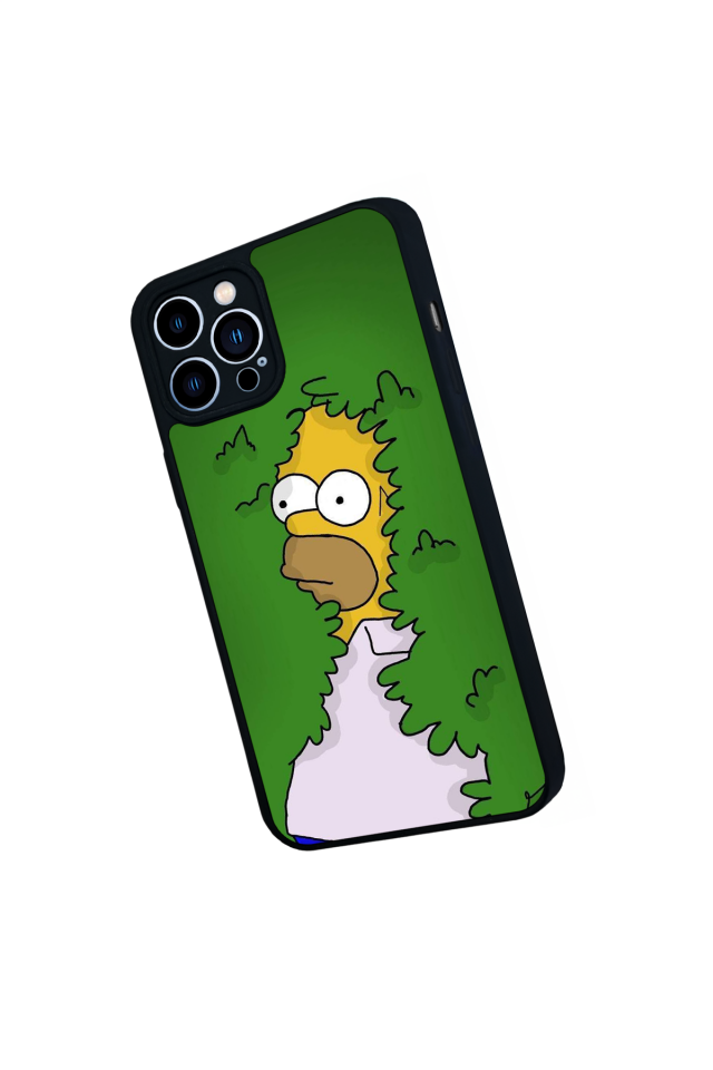 iPhone 13 Pro Max Uyumlu The Simpsons Tasarımlı Glossy Premium Kılıf