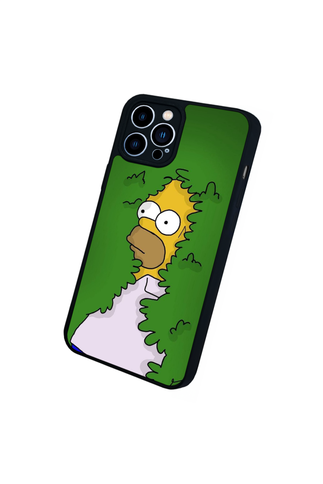 iPhone 13 Pro Max Uyumlu The Simpsons Tasarımlı Glossy Premium Kılıf